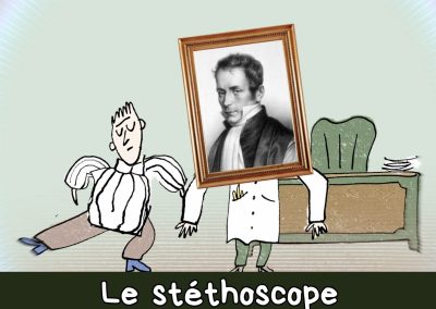 René Laennec et le stéthoscope