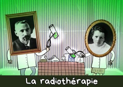 La radiothérapie de Pierre et Marie Curie