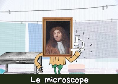 Antoni van Leeuwenhoek et le microscope